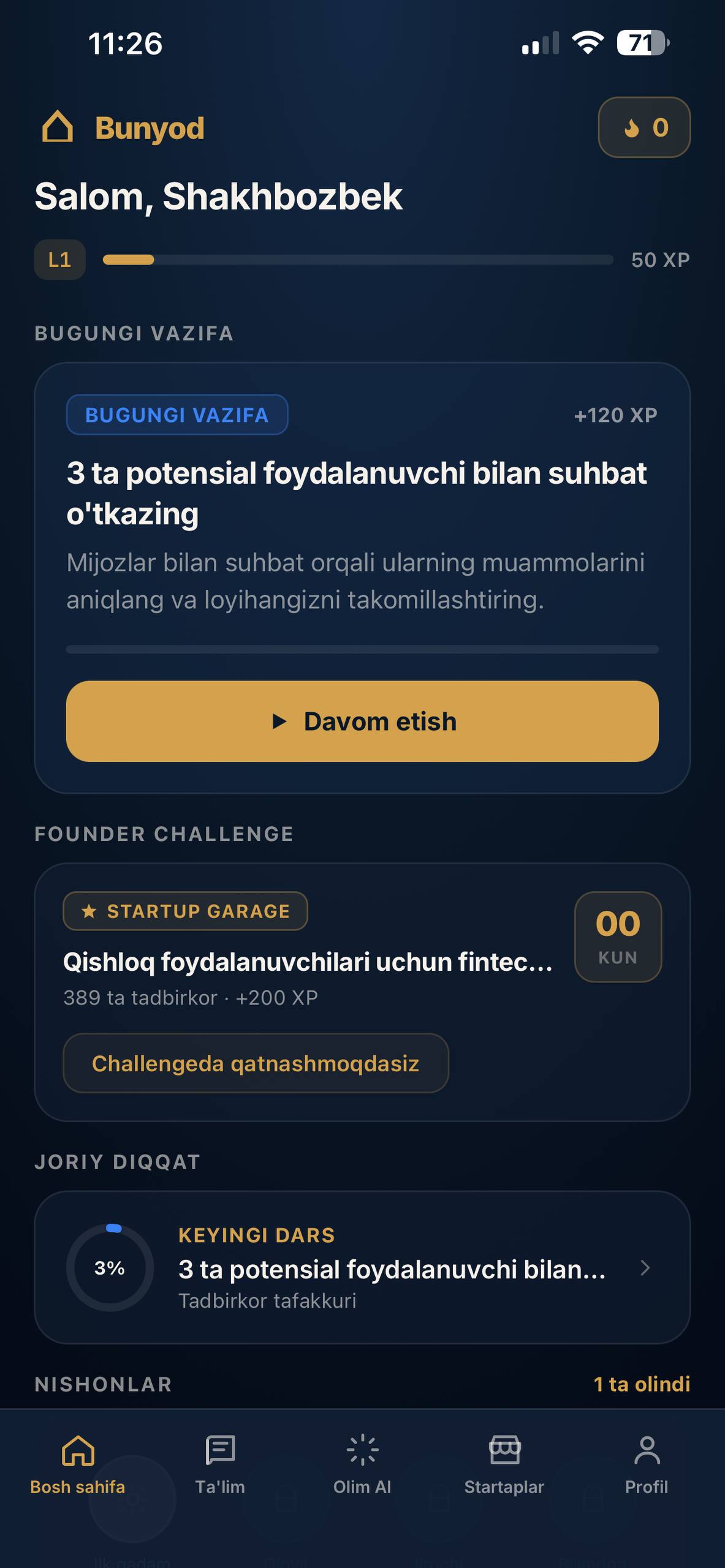 Bunyod by Startup Garage - National Entrepreneurship Platform for Young Uzbeks - Image 4