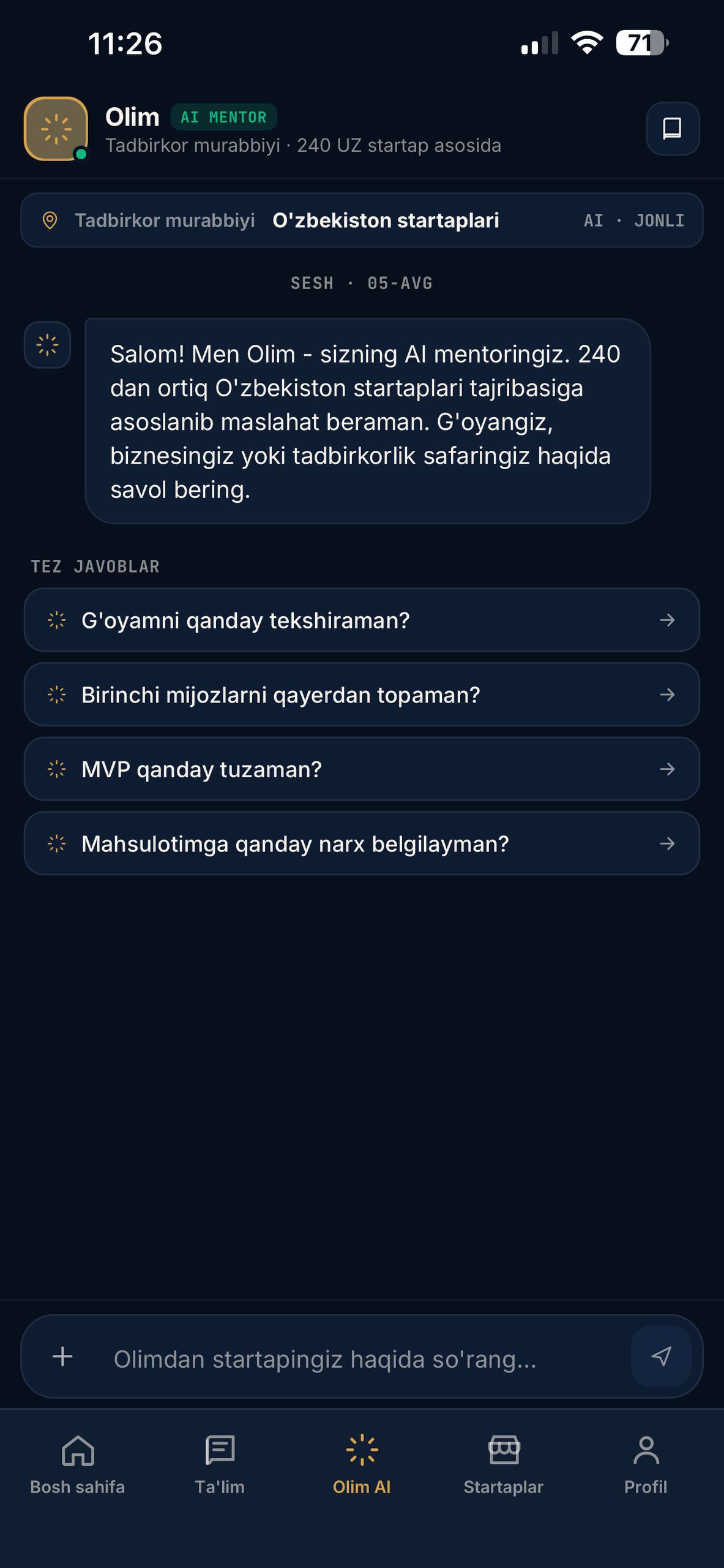 Bunyod by Startup Garage - National Entrepreneurship Platform for Young Uzbeks - Image 6