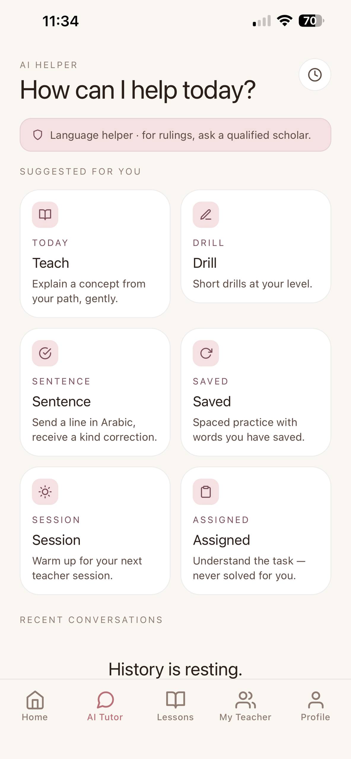 Maryam - Arabic Learning App for Women, AI Tutor + Real Female Teachers - Image 5