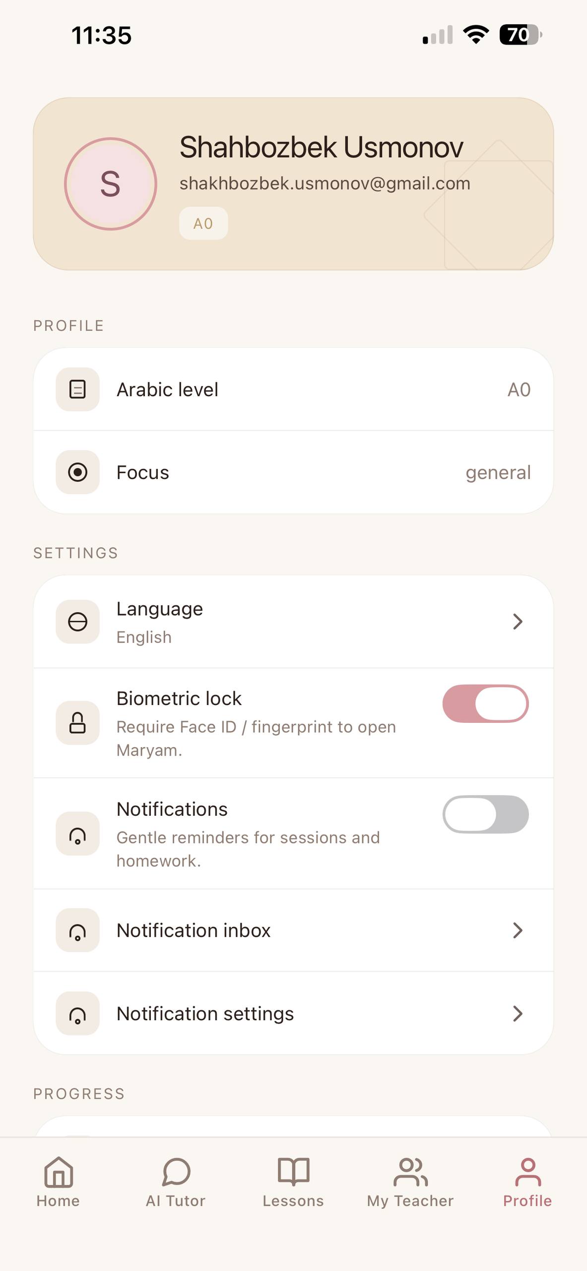 Maryam - Arabic Learning App for Women, AI Tutor + Real Female Teachers - Image 7