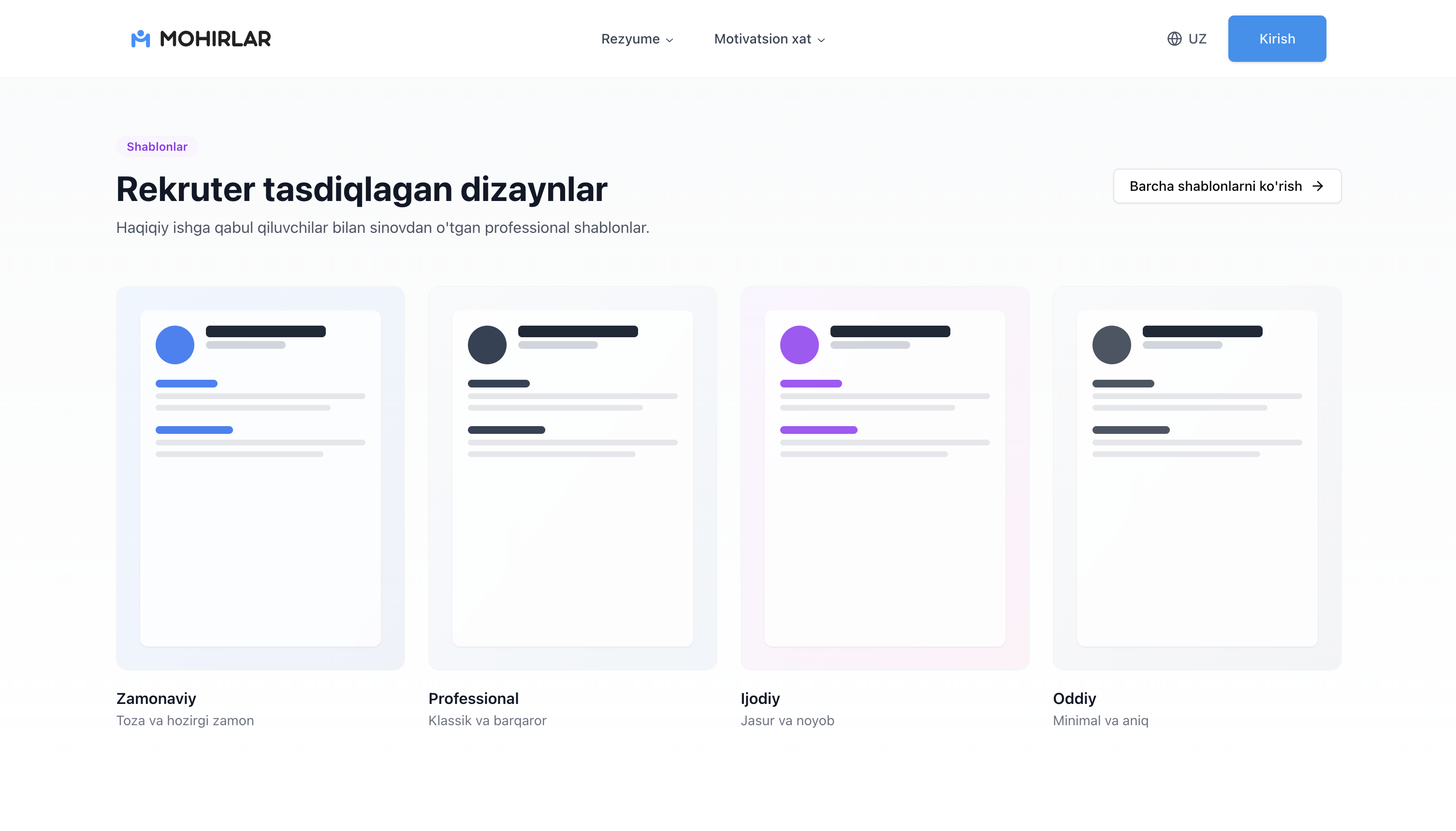 Mohirlar - Career & Resume Platform - Image 4